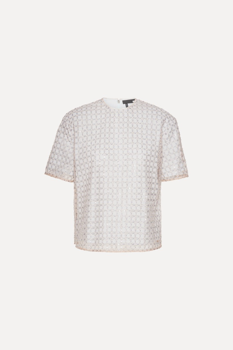 BEADED OVERSIZED TOP - ROTATE