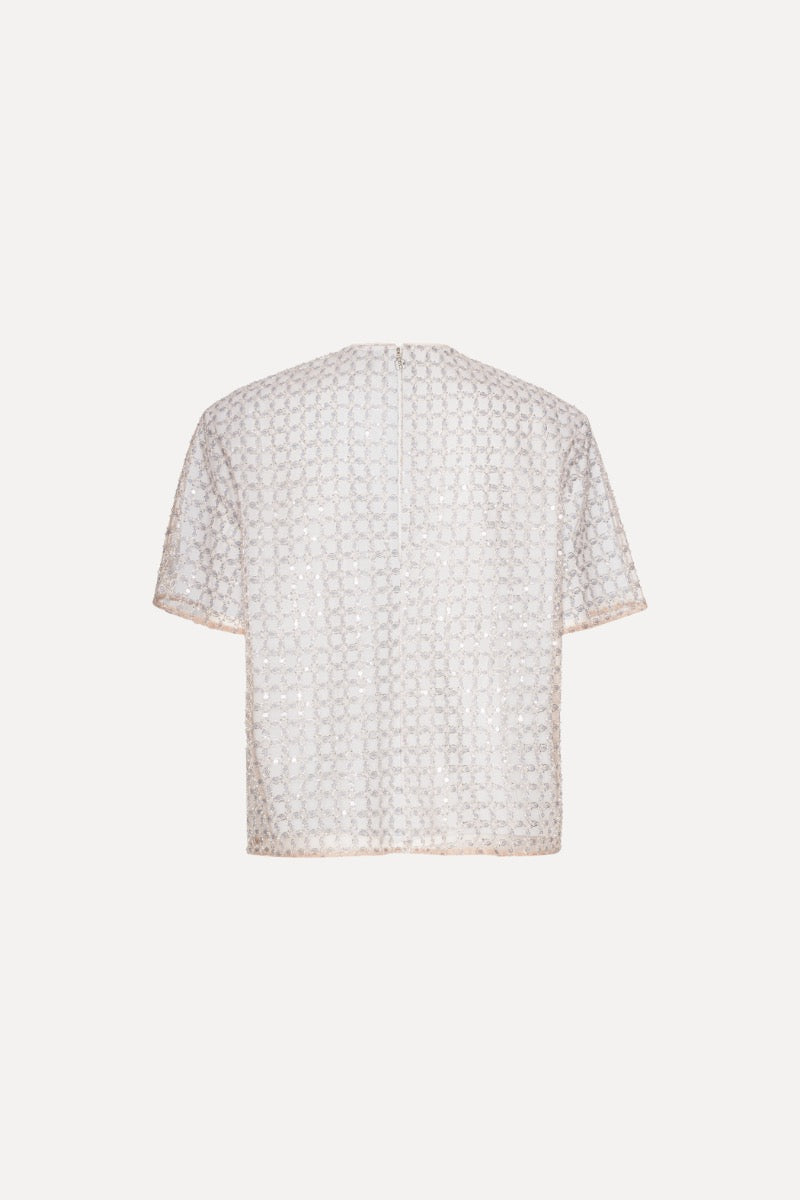 BEADED OVERSIZED TOP - ROTATE
