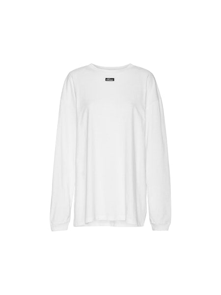 THIN JERSEY LONG SLEEVE TOP WHITE - ROTATE SUNDAY