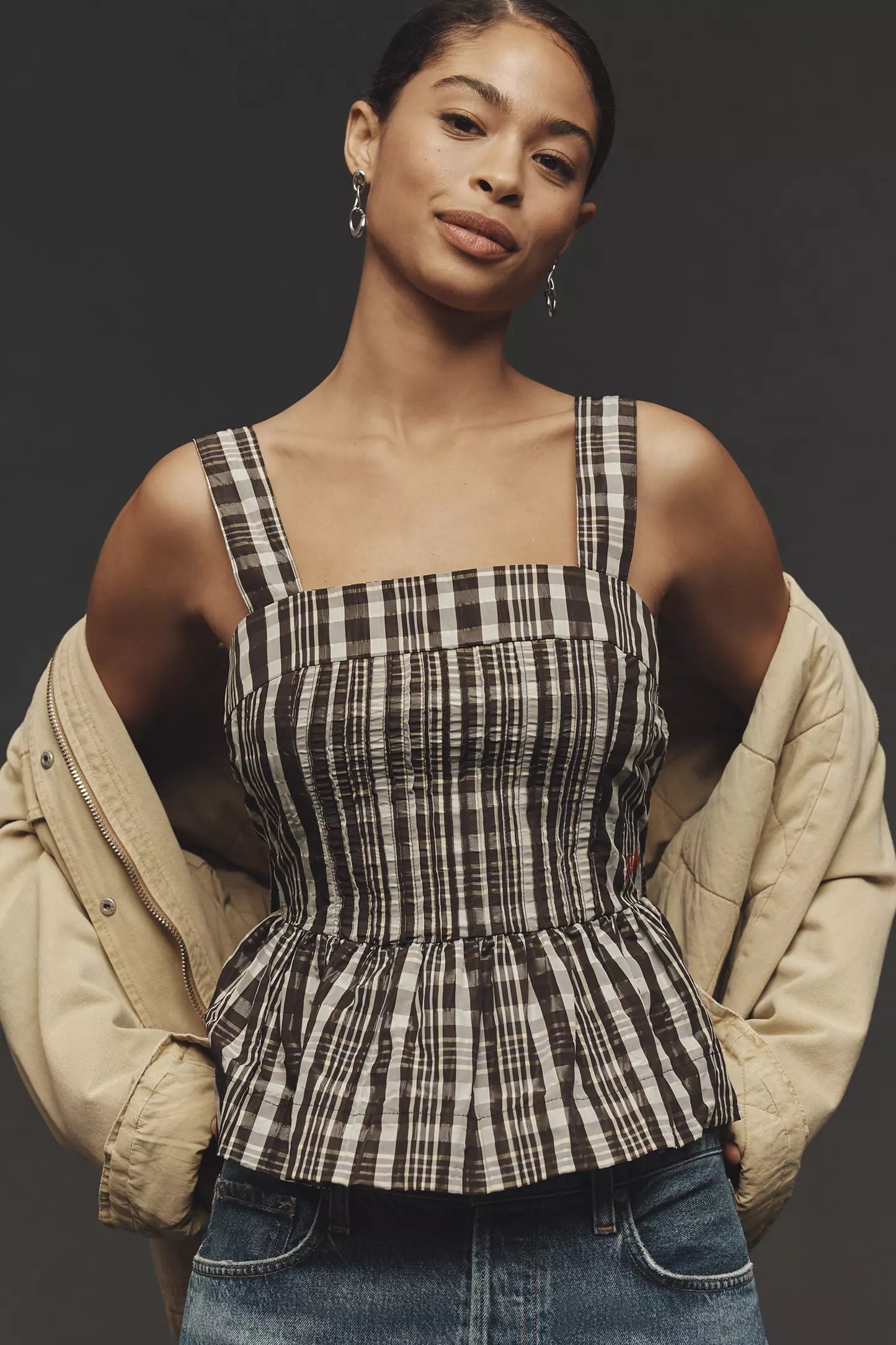 Thalia Cami in Check