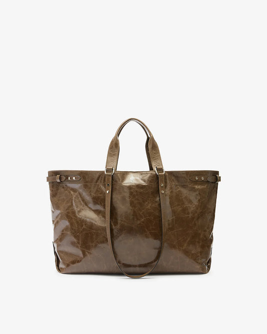 Winna Tote Shoulder Bag in Moss Green