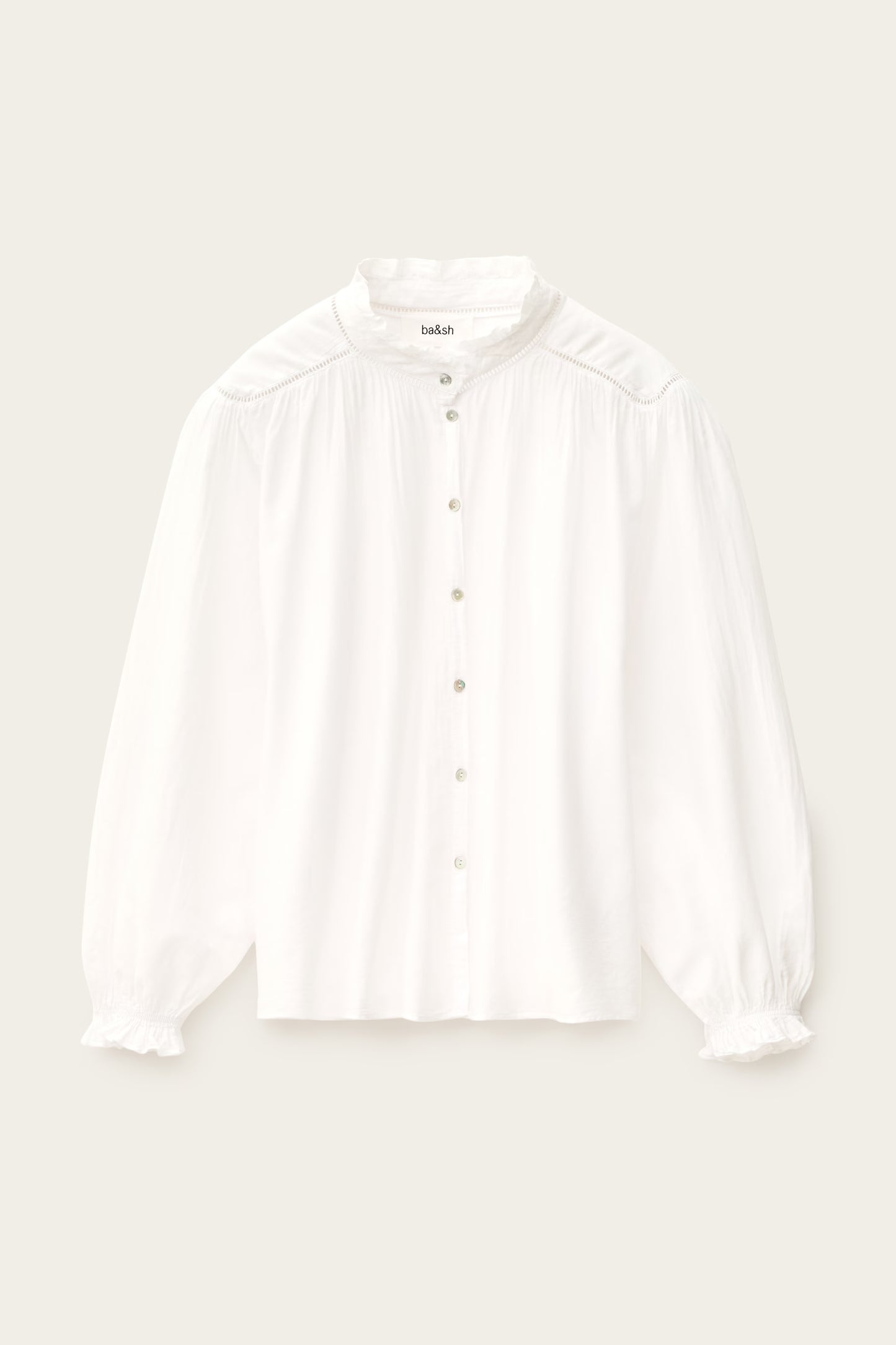 Tabbie Shirt in White