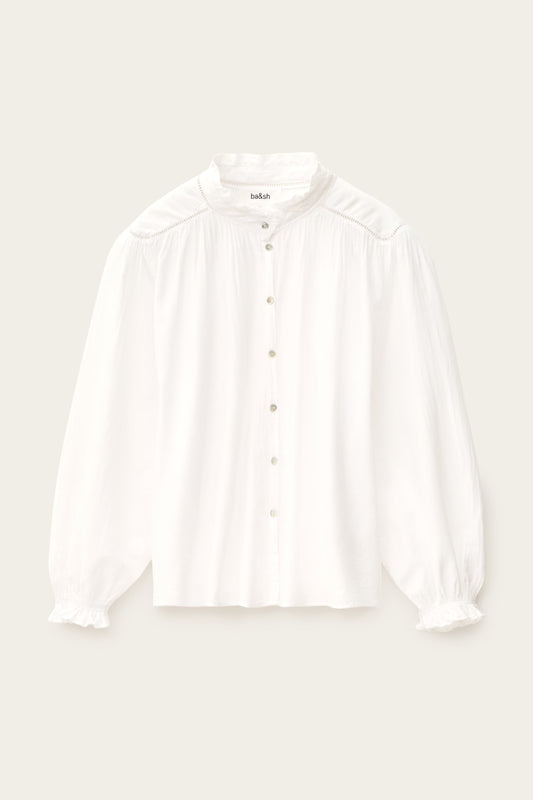 Tabbie Shirt in White