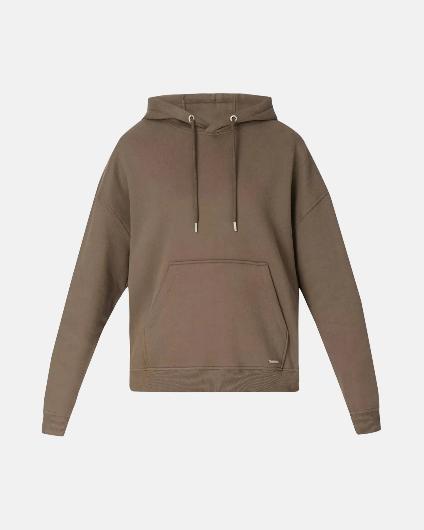 Premium Brushed Classic Hoodie in Dark Timber Brown