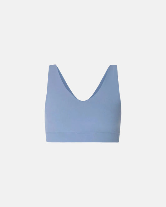 Ultimate Studio Yoga Voop Bra in Luxe Blue