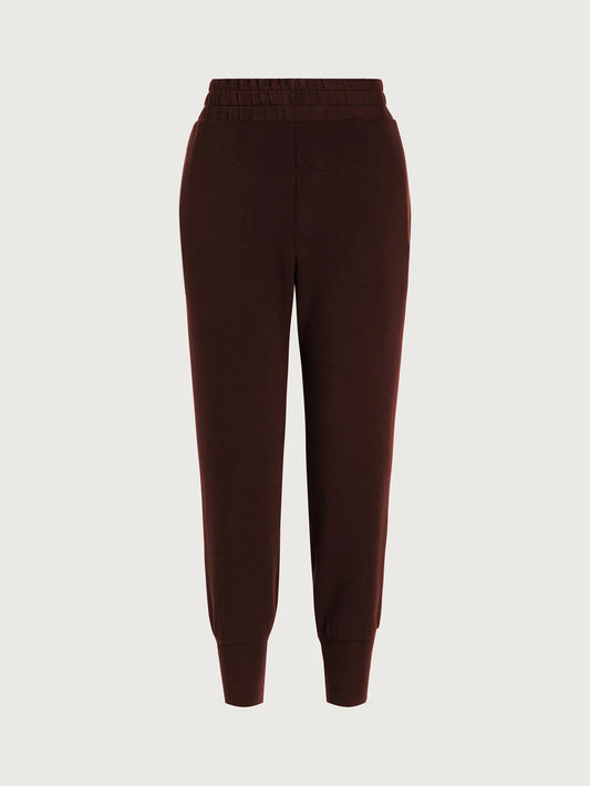 The Slim Cuff Pant 25" in Coffee Bean