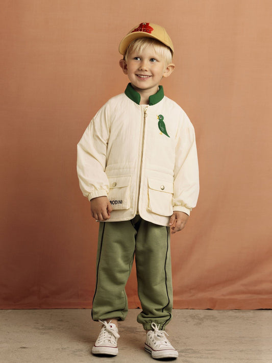 Bird Light Padded Jacket in Off White