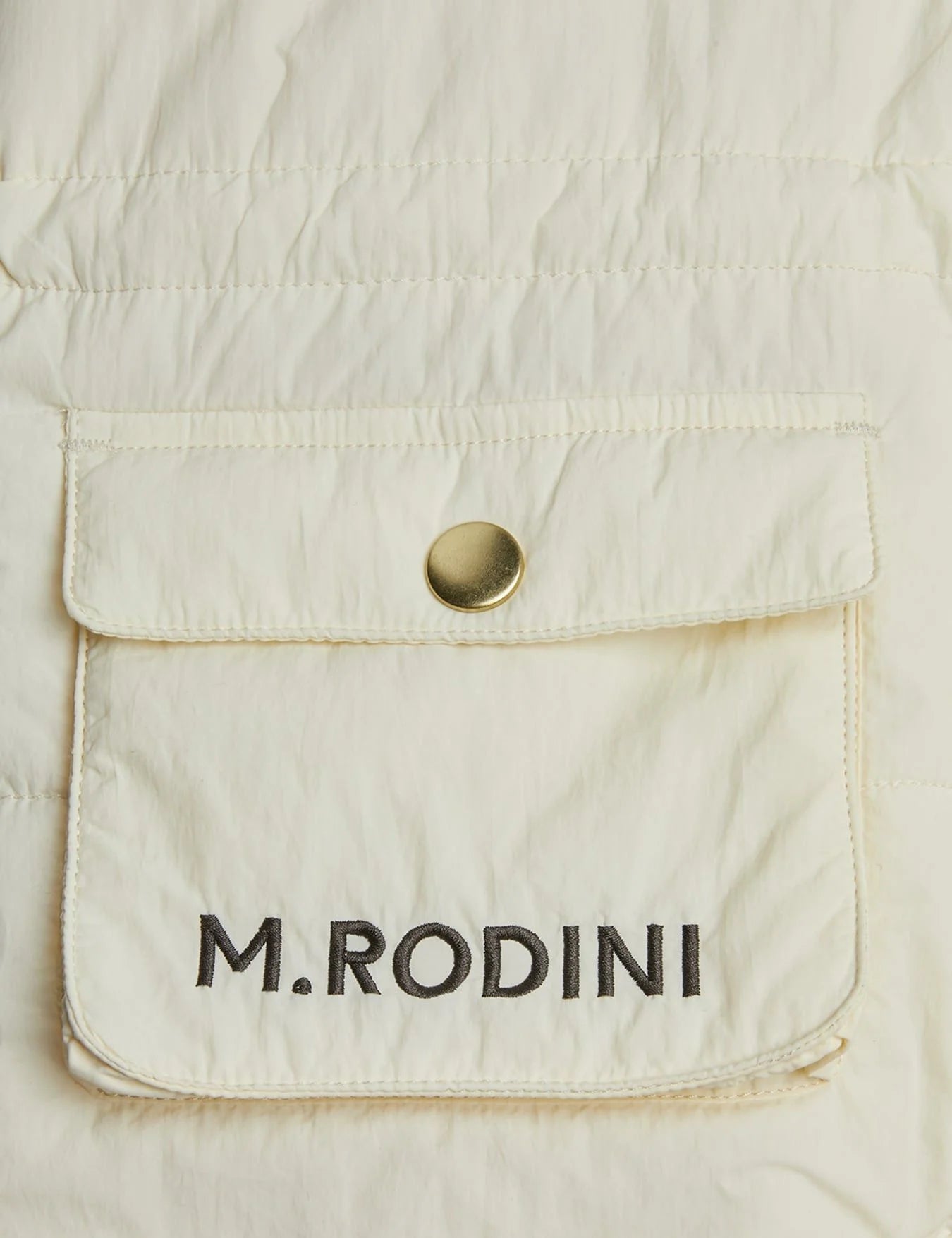 Bird Light Padded Jacket in Off White