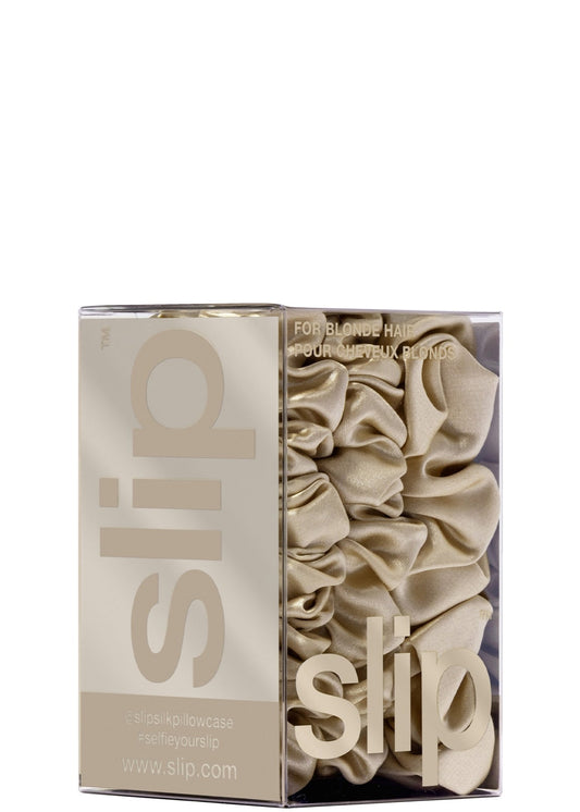 ASSORTED SCRUNCHIES BLONDE - SLIP