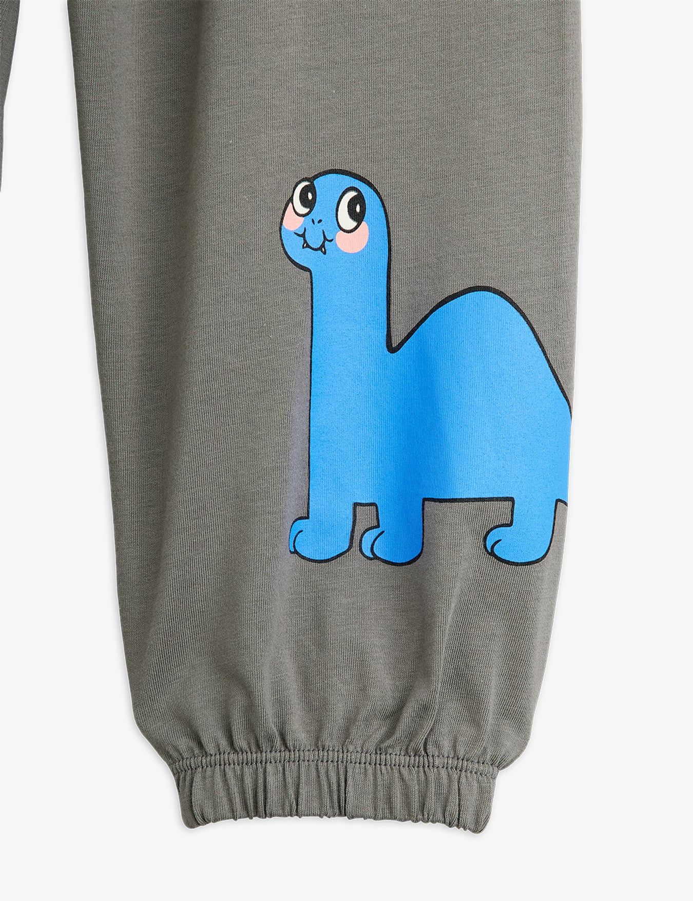 Dino Patch Sweatpants in Grey