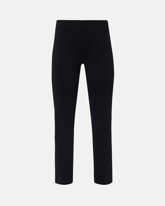 Ultimate Studio Yoga Crop Flare Trousers in Black