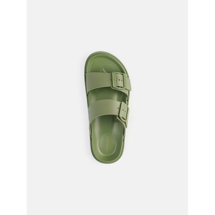 ELISE KHAKI SANDAL - LEMON JELLY- /PRE ORDER/