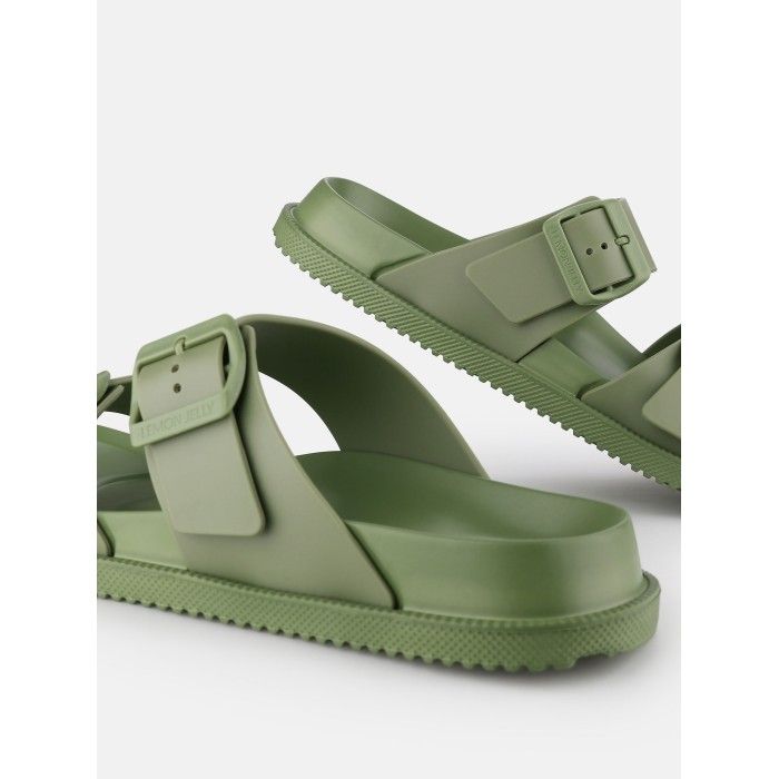 ELISE KHAKI SANDAL - LEMON JELLY- /PRE ORDER/