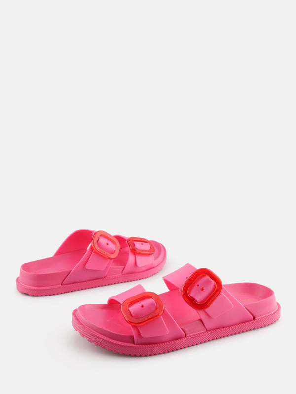 Elise Lillou Sandal in Fuchsia