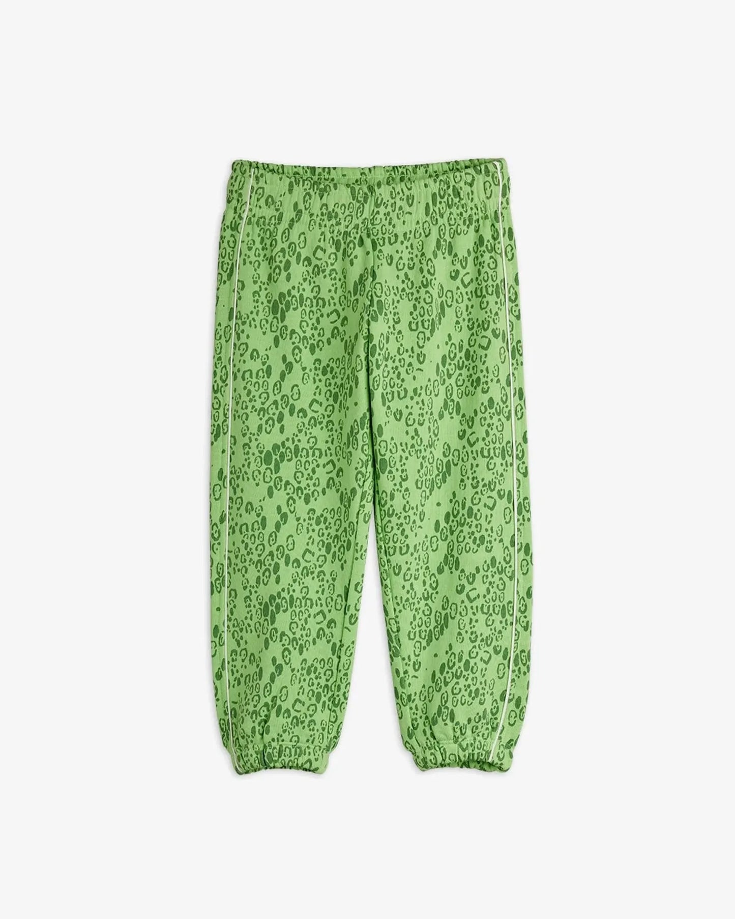 Mini Leopard Sweatpants in Green