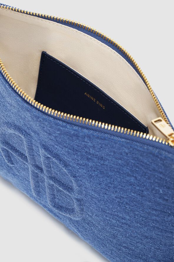 Lili Pouch in Cascade Blue