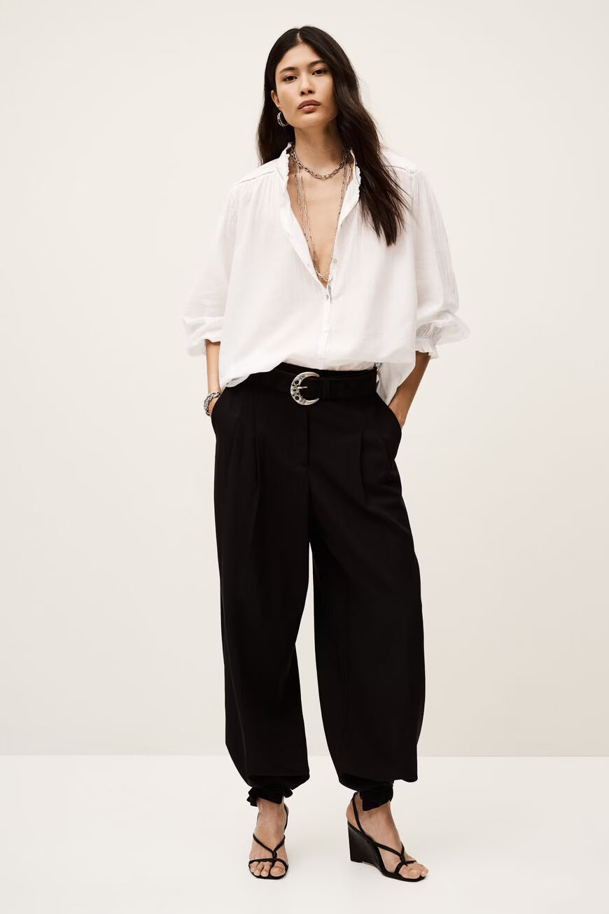 Tabbie Shirt in White