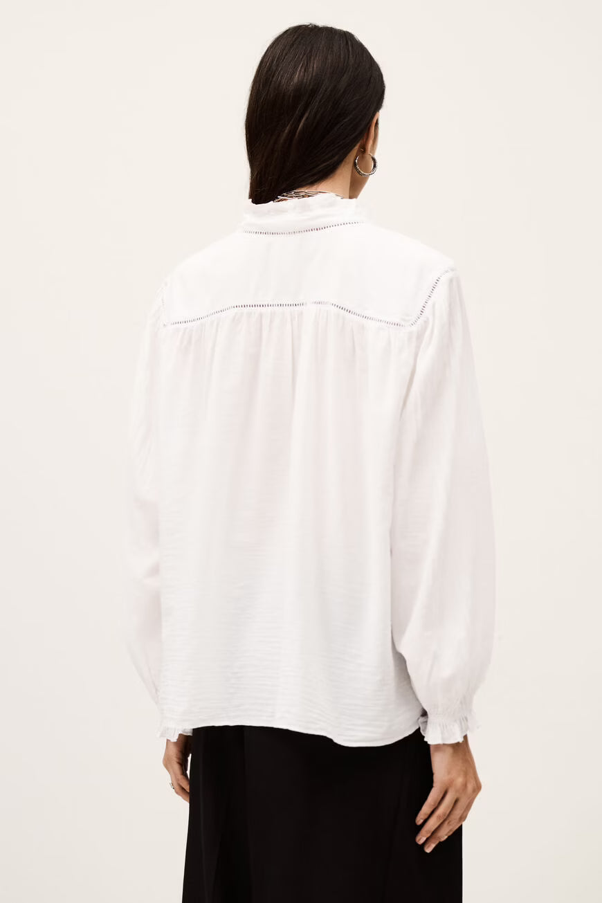 Tabbie Shirt in White