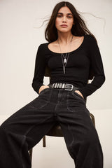 Luisa T-Shirt in Black