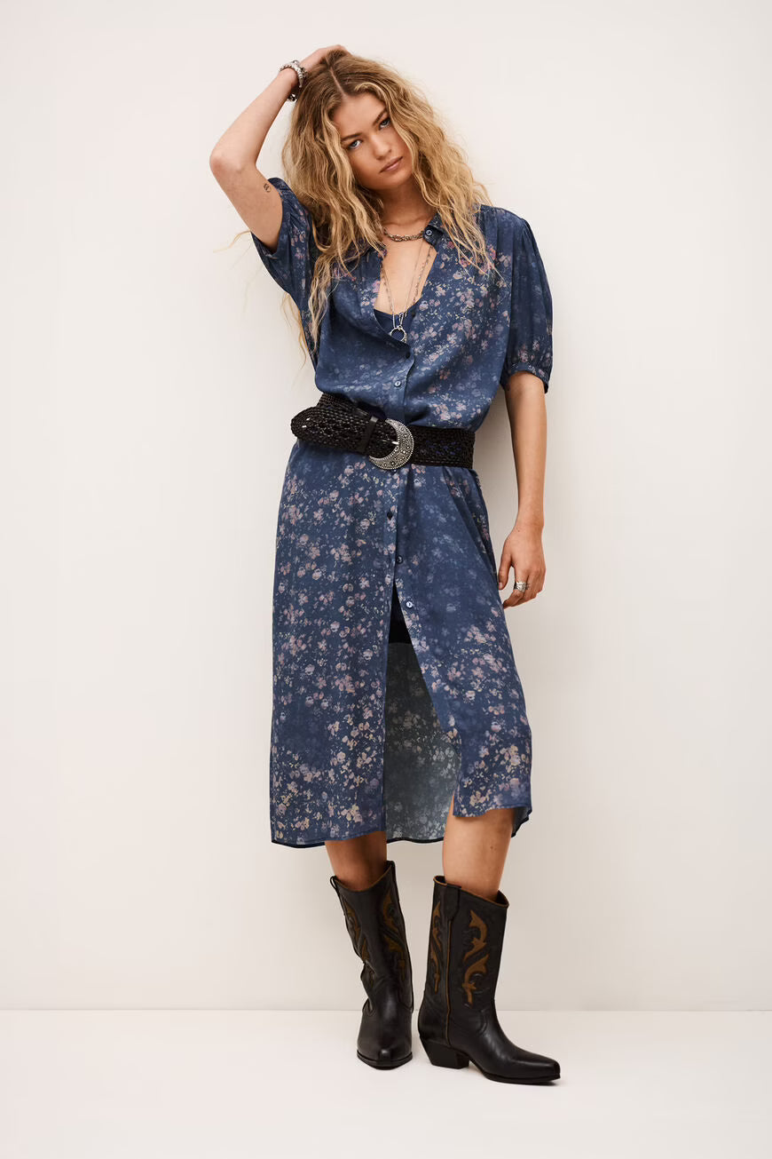 Norma Dress in Blue