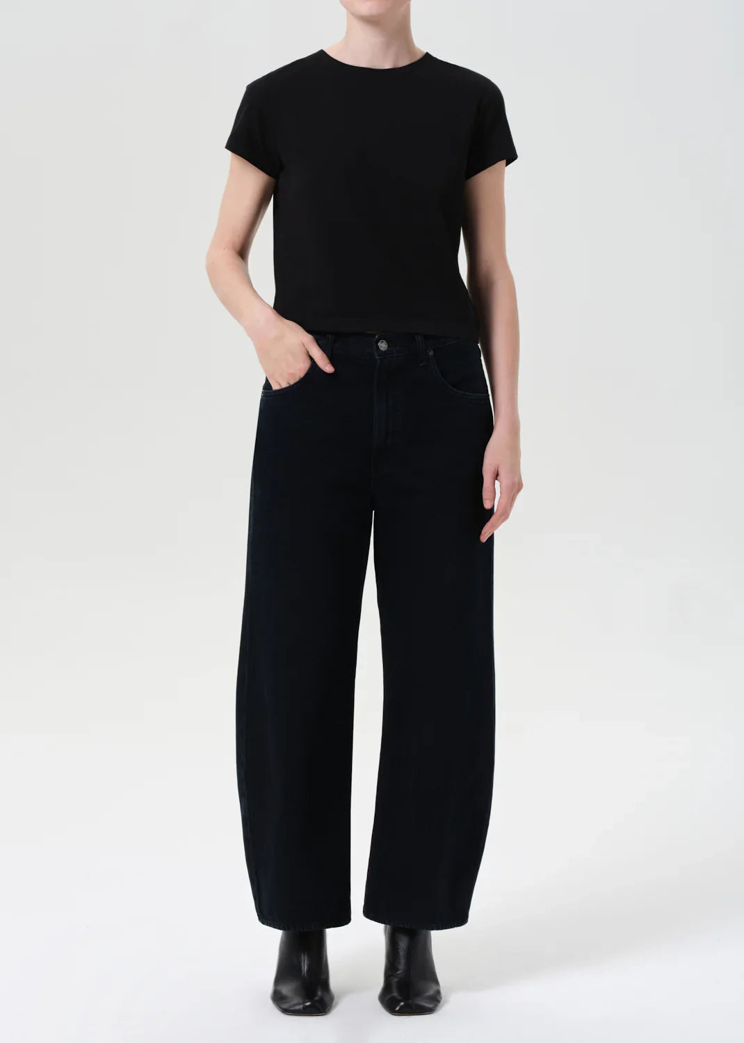Low Curve Jean in Crushed