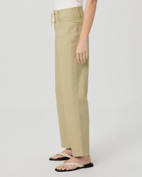 ARI WIDE LEG PANT - PALE OLIVE - PAIGE