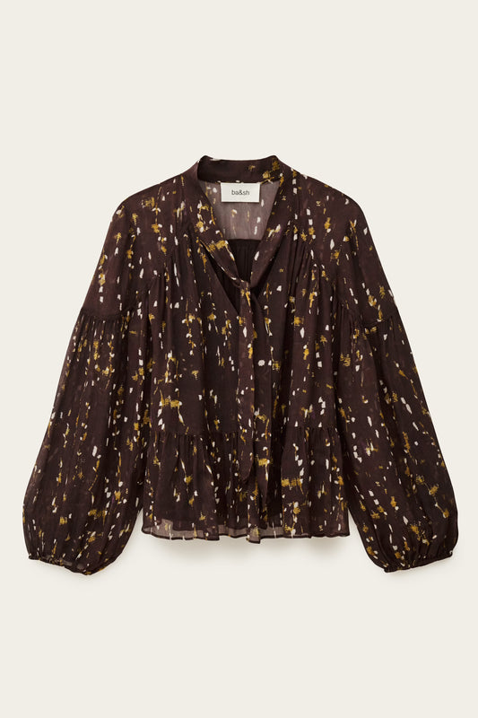 Kamala Blouse in Chocolate