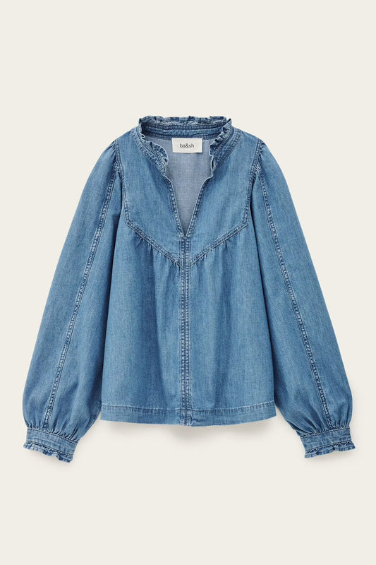Lay Shirt in Blue Denim