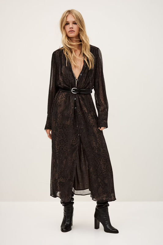Sahara Dress in Brown