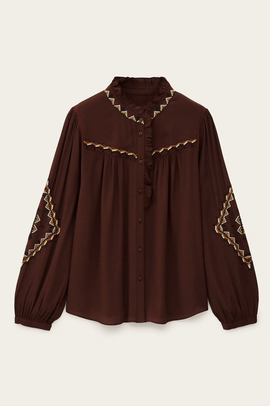 Tate Top in Chocolate