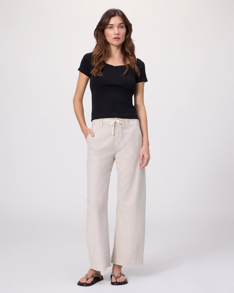 Arellia Ankle Barrel Leg Pant in Vintage Pumice Stone