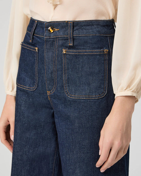 Harper Ankle Wide Leg Jean in Amora