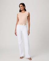 Sofia Flare Jean in Crisp White
