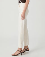 Stevie Ankle Straight Jean in Cream Cloud