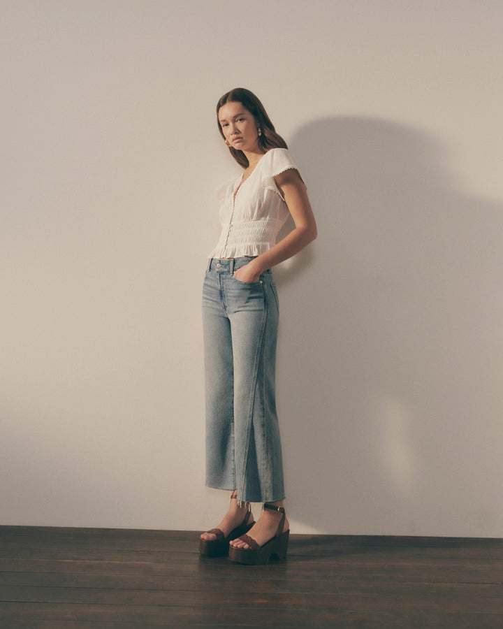 Anessa Wide Leg Jean in Explorer