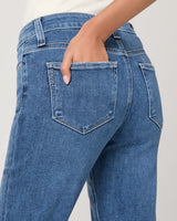 Mason Ankle Straight Jean in Monaco Mist