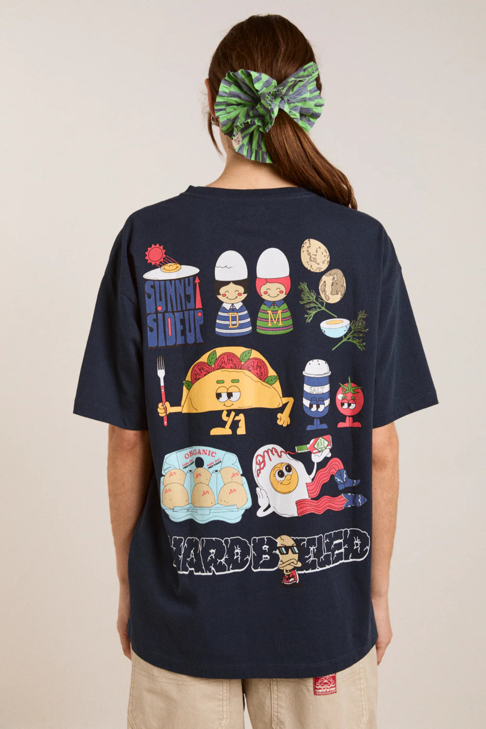 All Day Breakfast Tee in Navy