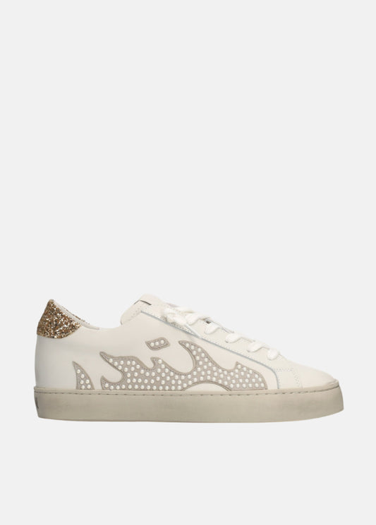 Gamin Sneakers in Blanco White