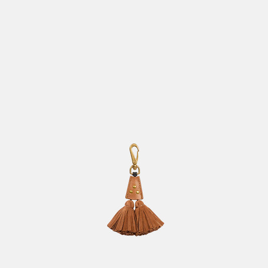 Pompon Twin in Goatkin Caramel