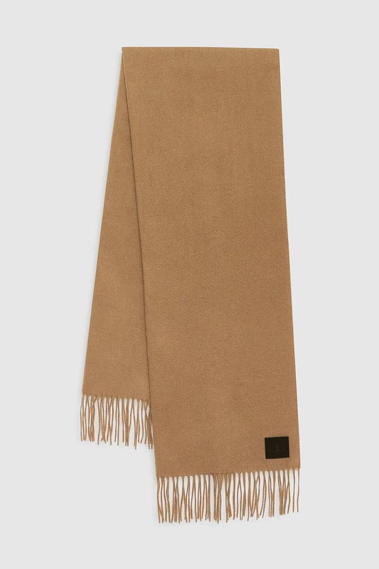 Augustina Scarf in Camel Wool