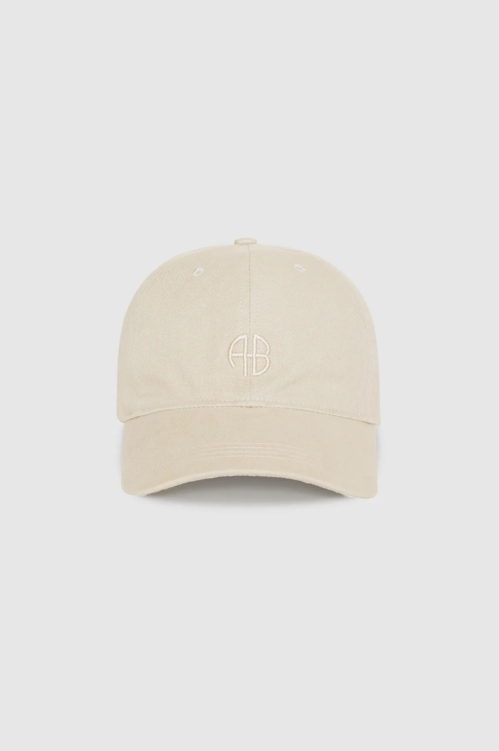 Jeremy Baseball Cap in Beige Wool