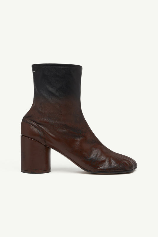 Anatomic Block Heel Boots in Black