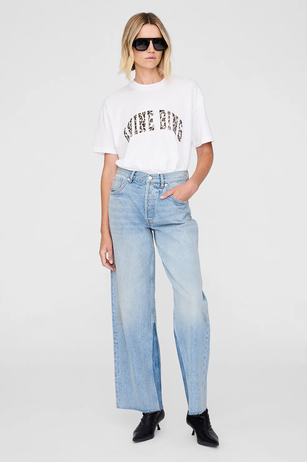 Walker Tee Leopard in Ivory