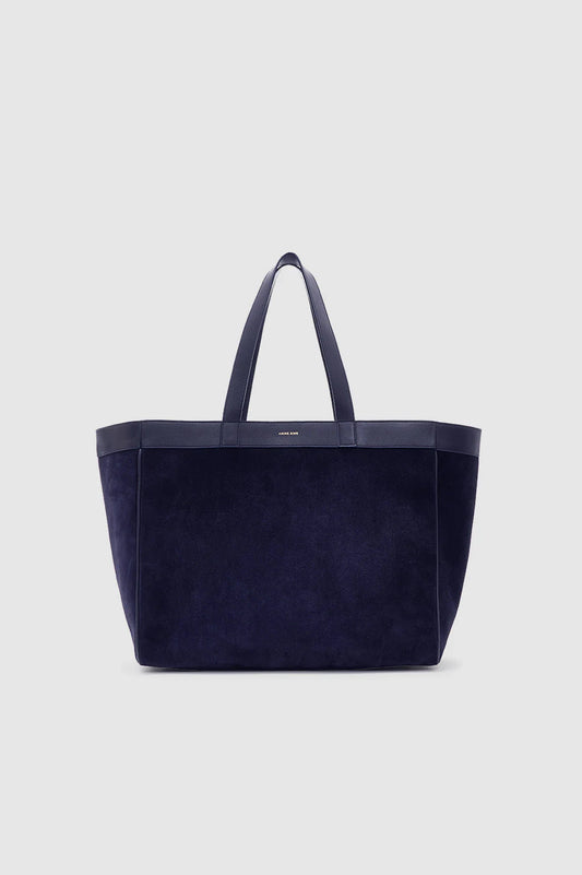 Medium Rio Bag in Navy Suede