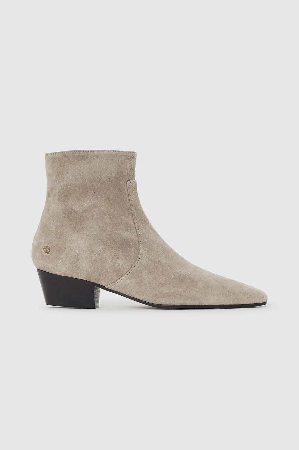 Freya Flat Boots in Sand Suede