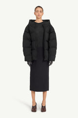 Multi-wear Padded Jacket in Black