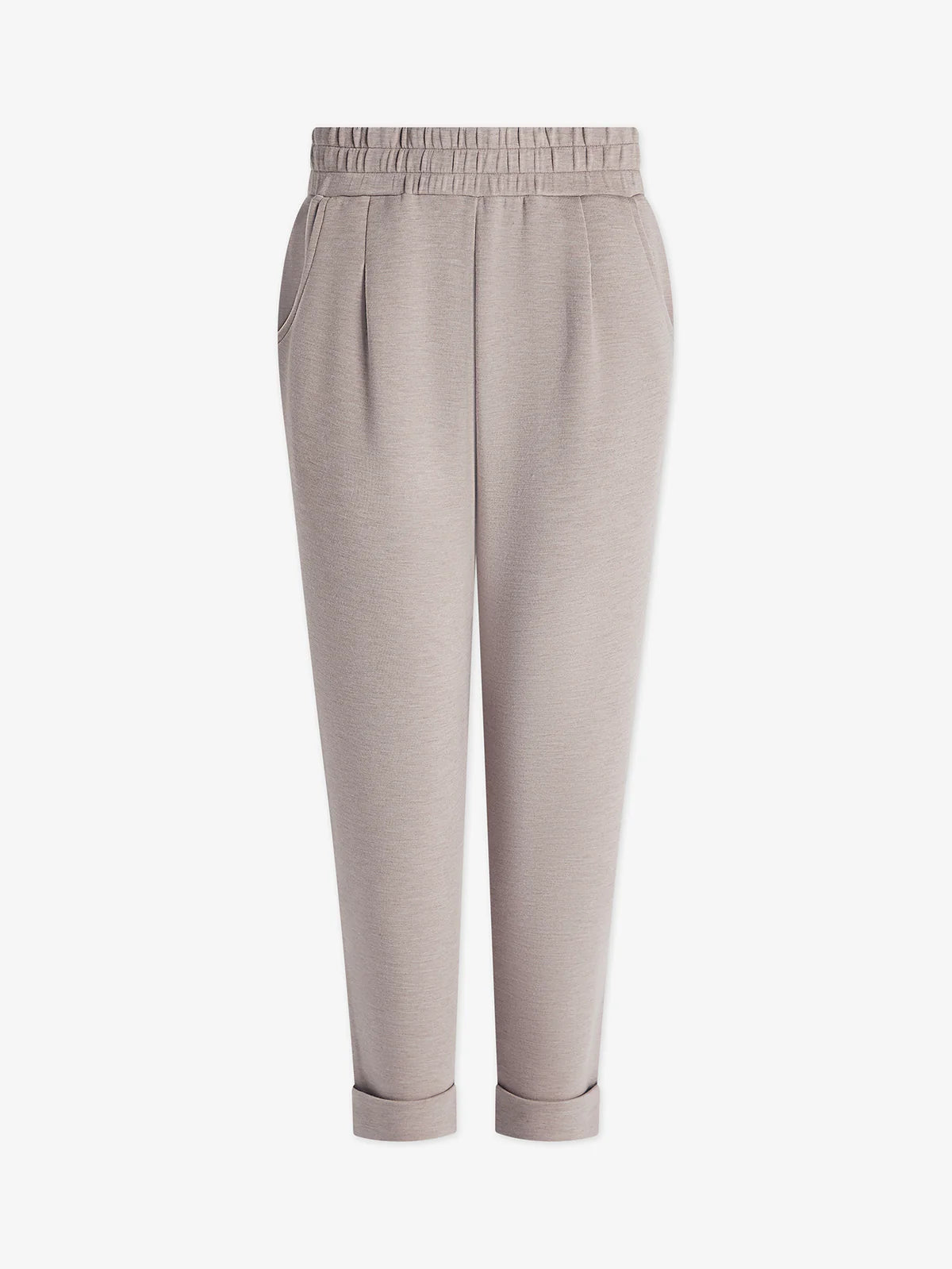 The Rolled Cuff Pant 25" in Taupe Marl
