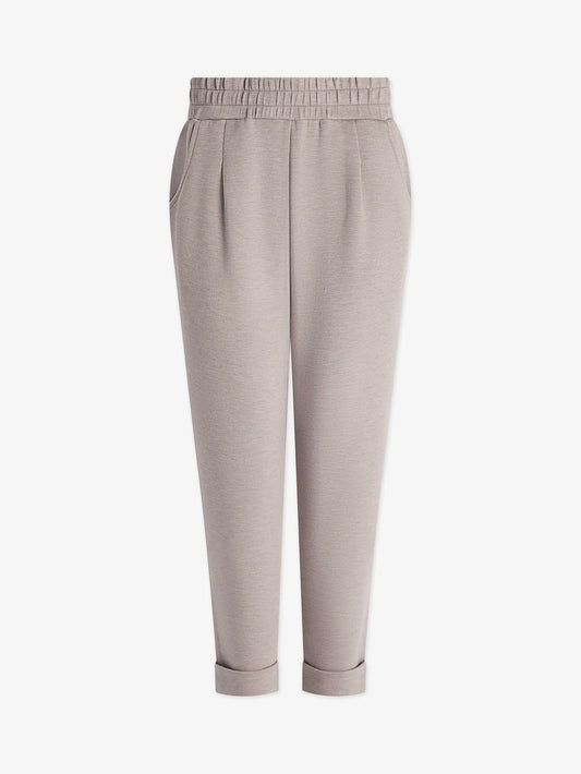 The Rolled Cuff Pant 25" in Taupe Marl