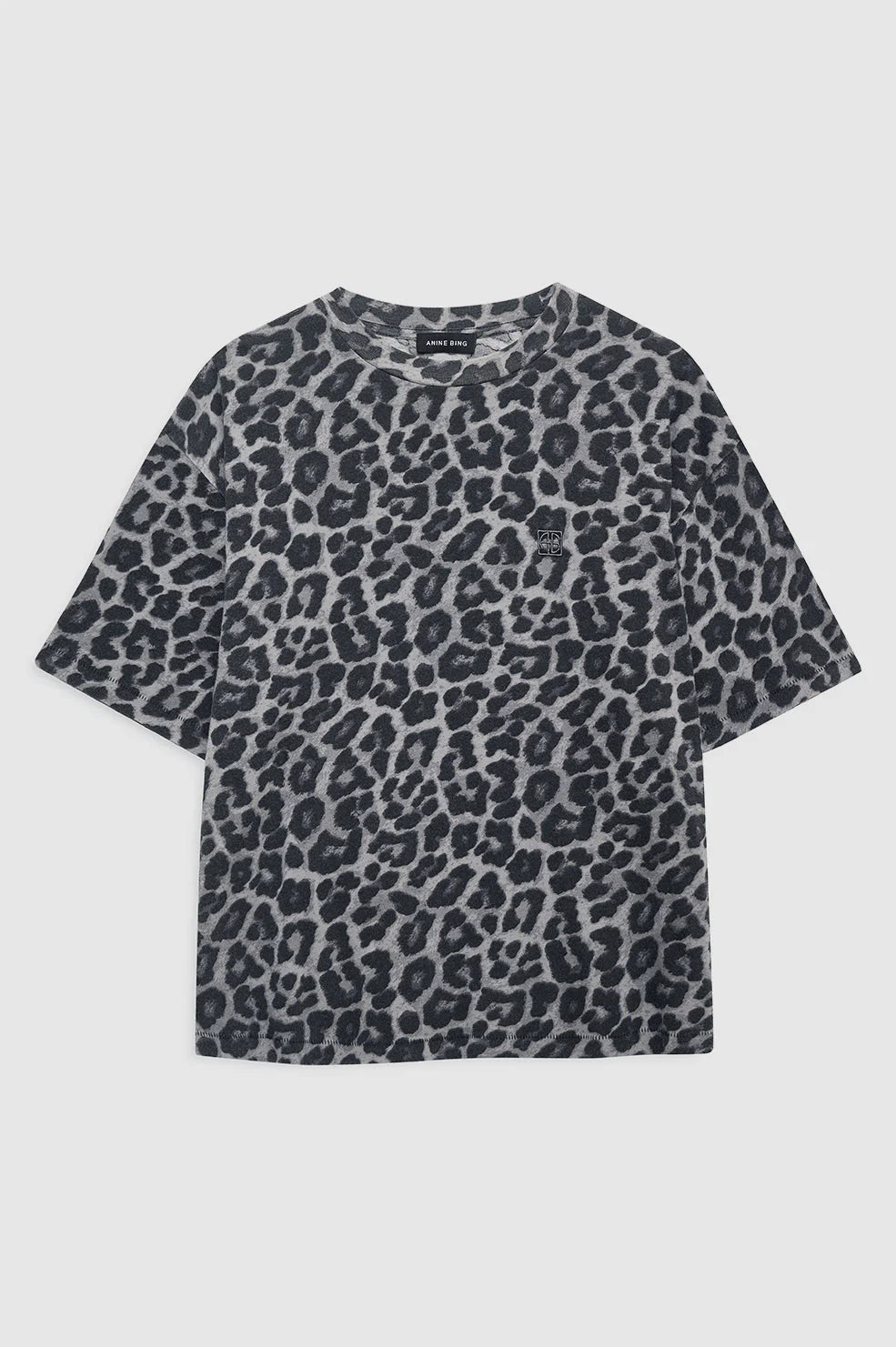 Cohen Tee in Grey Leopard