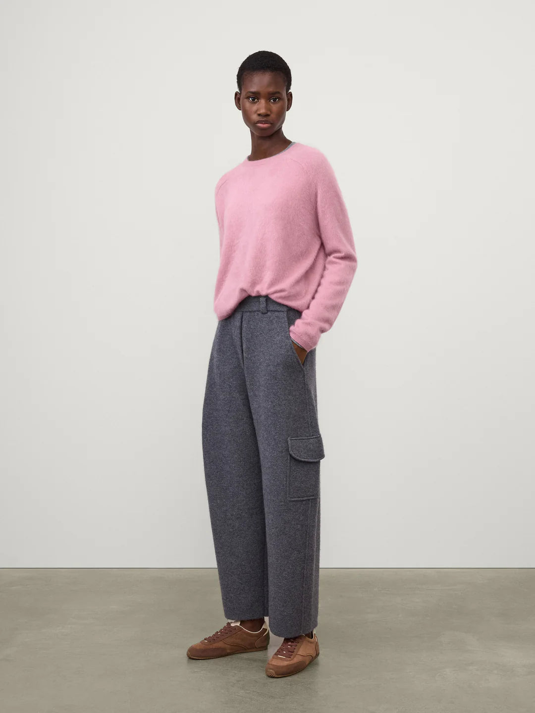 Lexia Sweater in Brushed Petal